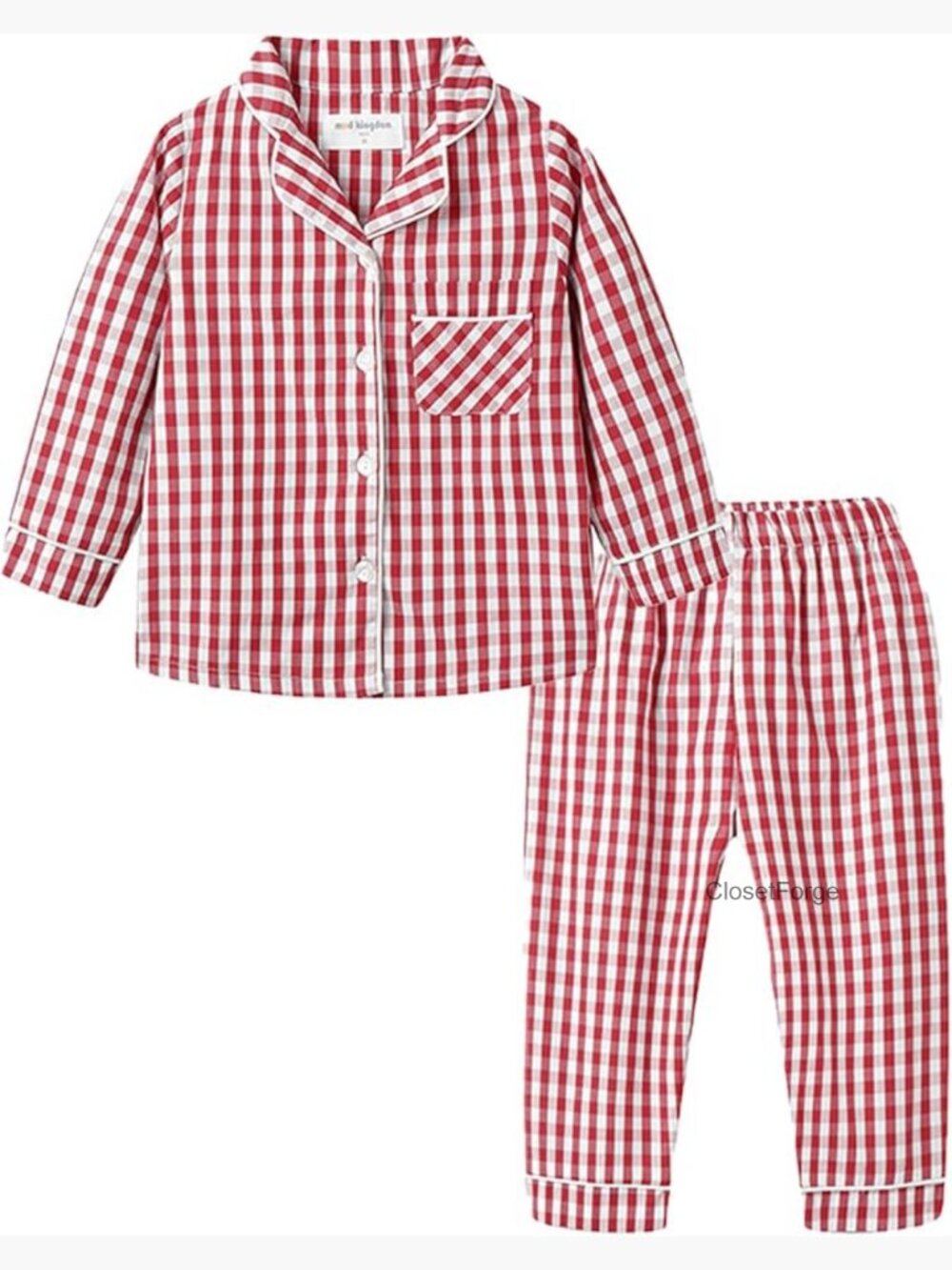 Long Sleeve Lounge Set 2pc Toddler Cotton Pajama Pants Top